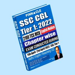 SSC CGL Tier 1 2022: 2100 TCS MCQ Chapter wise English medium ebook